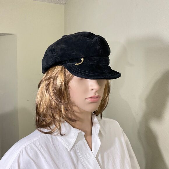 Nine West Black Cap with Gold Detail - Picture 1 of 12